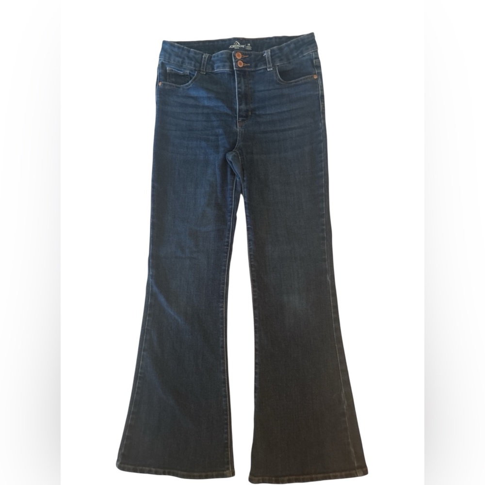 Jordache Girls Dark Blue Flare Jeans